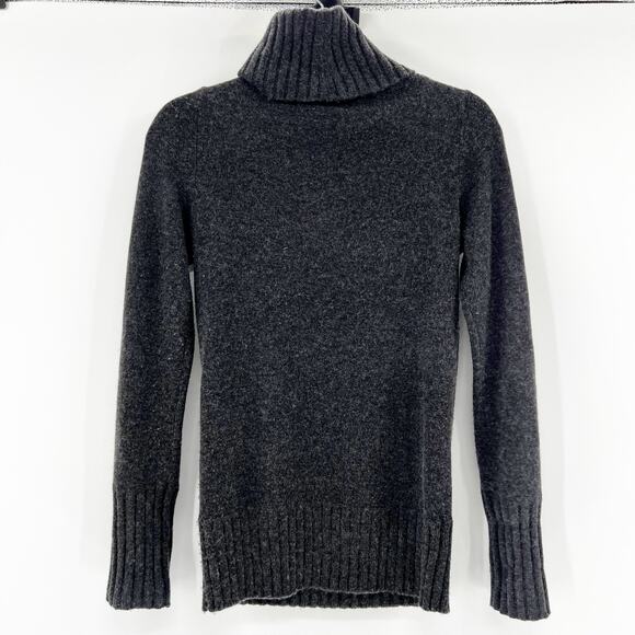 R Label Grey‎ Cashmere Wool Turtleneck Sweater XS - Picture 3 of 5